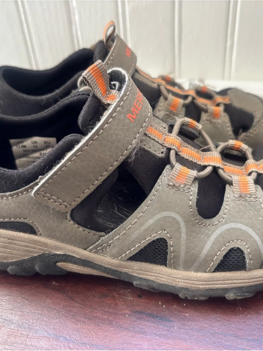 Merrell Kids Brown and Orange Sport Sandals